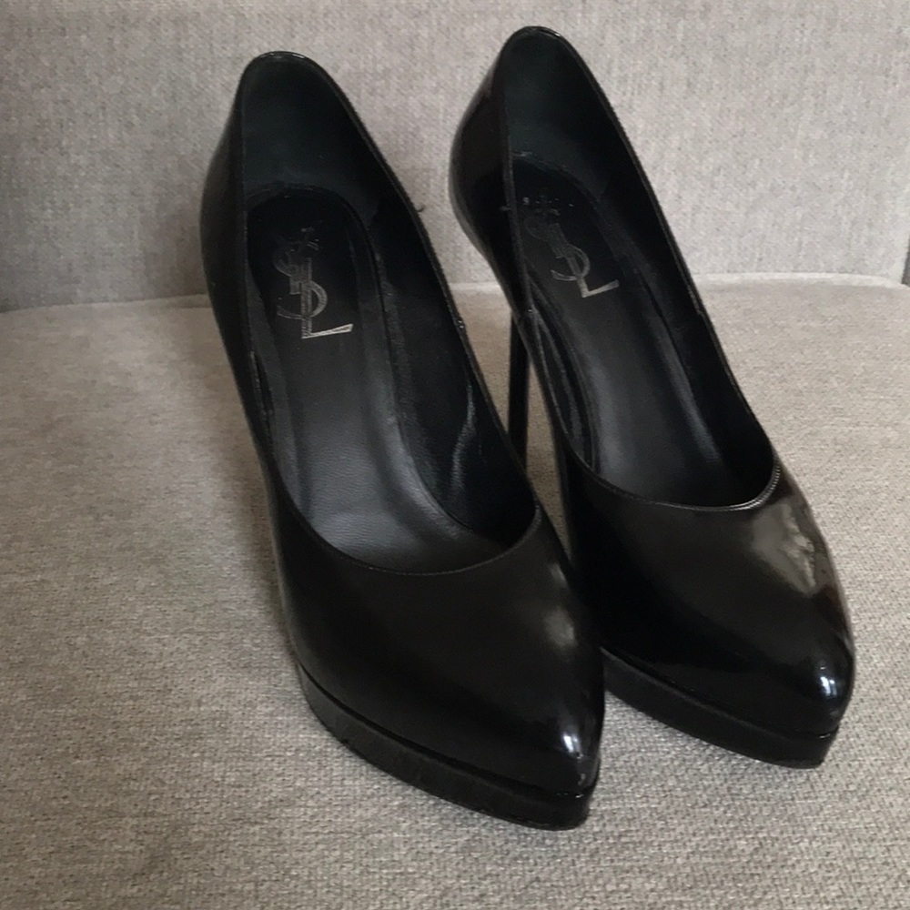 YSL platform heels